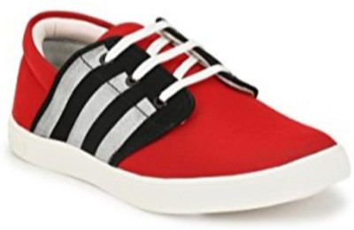Big Fox Leather Sneakers For Men(Red