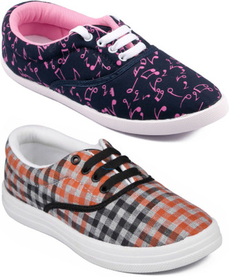 Asian Women Casual & Running Shoes Combo Pack of 2 Canvas Shoes For Women(Multicolor
Asian Women Casual & Running Shoes Combo Pack of 2 Canvas Shoes For Women(Multicolor