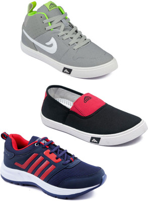 Asian Men Casual & Running Shoes Combo Pack of 3 Casuals For Men(Multicolor
Asian Men Casual & Running Shoes Combo Pack of 3 Casuals For Men(Multicolor
