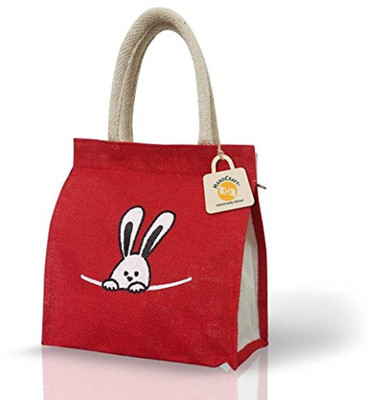 Handcraft HC-HB-029 Multipurpose Bag(Red, 10 inch)