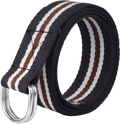 Onlinemaniya Men Casual Grey Canvas Belt