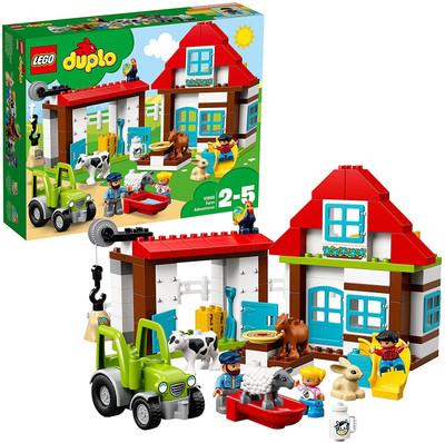 Lego Duplo Town Farm Adventures (104Pcs)(Multicolor)