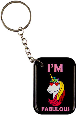 Happipress I'M FABULOUS Metal Key Chain