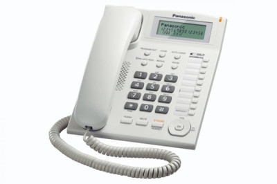 Panasonic KX-TS880MX Corded Landline Phone(White)