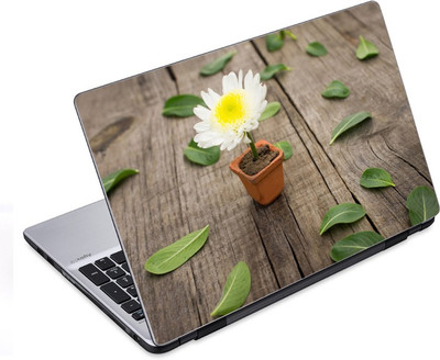 ezyPRNT Blooming Flower (14 to 14.9 inch) Vinyl Laptop Decal 14