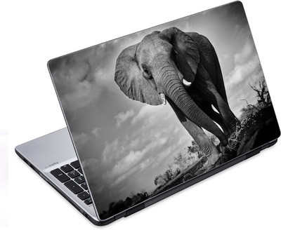 ezyPRNT Huge Elephant Wildlife (14 to 14.9 inch) Vinyl Laptop Decal 14