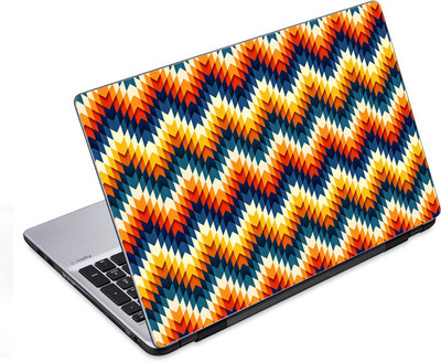 ezyPRNT Rough Zig-Zag Pattern (14 to 14.9 inch) Vinyl Laptop Decal 14
