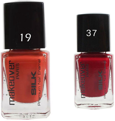 Makeover Professional Nail Paint Combo Spicy-Magneta-19 , Magneta-Marvel-37 (9 ml, Pack of 2) Multi(Pack of 2)
Makeover Professional Nail Paint Combo Spicy-Magneta-19 , Magneta-Marvel-37 (9 ml, Pack of 2) Multi(Pack of 2)