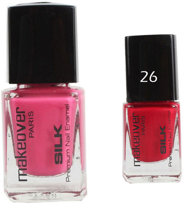 Makeover Professional Nail Paint Natural Pink-24 , Nail Paint Cherry Red-26 Multi(Pack of 2)
Makeover Professional Nail Paint Natural Pink-24 , Nail Paint Cherry Red-26 Multi(Pack of 2)