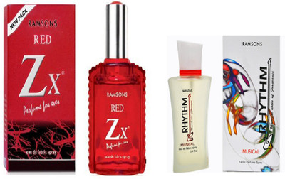 RAMSONS RED ZX PERFUME 100 ML+ RHYTHM MUSICAL PERFUME 40 ML Eau de Parfum - 100 ml(For Men & Women)
RAMSONS RED ZX PERFUME 100 ML+ RHYTHM MUSICAL PERFUME 40 ML Eau de Parfum - 100 ml(For Men & Women)