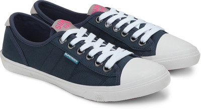 Superdry LOW PRO SNEAKER Canvas Shoes For Women(Navy, 2h7