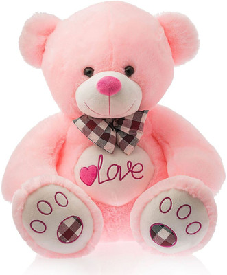 Dimpy Stuff Dimpy Bear W/Love Emb. Pink - 40 cm(Pink)