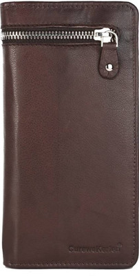 Twinstar Women Formal Brown Artificial Leather Wallet(12 Card Slots)