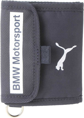 Puma Men Blue Canvas Wallet(1 Card Slot)