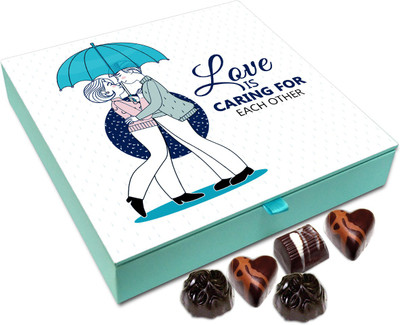 Chocholik Valentines Day Gift Box - Love Is Caring For Each Other Chocolate Box - 9pc Truffles(108 g)
Chocholik Valentines Day Gift Box - Love Is Caring For Each Other Chocolate Box - 9pc Truffles(108 g)