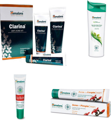 Himalaya Clarina Anti Acne Kit, Gentle Daily Care Protein Shampoo, Lip Balm, Pimple Cream(Set of 7)
Himalaya Clarina Anti Acne Kit, Gentle Daily Care Protein Shampoo, Lip Balm, Pimple Cream(Set of 7)