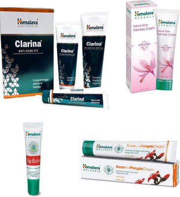 Himalaya Clarina Anti Acne Kit, Natural Glow Fairness Cream, Lip Balm, Pimple Cream(Set of 7)
Himalaya Clarina Anti Acne Kit, Natural Glow Fairness Cream, Lip Balm, Pimple Cream(Set of 7)