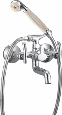 Oleanna CN-19 Citizen Telephonic Wall Mixer with Crutch and Hand Shower Set Included (Disc Fitting | Quarter Turn | Form Flow) Mixer Faucet(Wall Mount Installation Type)
Oleanna CN-19 Citizen Telephonic Wall Mixer with Crutch and Hand Shower Set Included (Disc Fitting | Quarter Turn | Form Flow) Mixer Faucet(Wall Mount Installation Type)