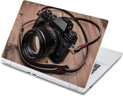 ezyPRNT Beautiful Camera on Wood (13 to 13.9 inch) Vinyl Laptop Decal 13