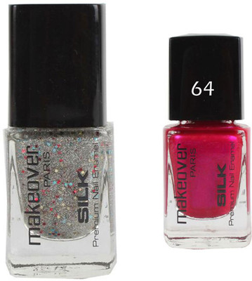 Makeover Professional Nail Paint Combo Sparking-Silver-33 , Velvet-wine-64 (9 ml, Pack of 2) Multi(Pack of 2)
Makeover Professional Nail Paint Combo Sparking-Silver-33 , Velvet-wine-64 (9 ml, Pack of 2) Multi(Pack of 2)