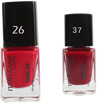 Makeover Professional Nail Paint Combo Cherry-Red-26 , Magneta-Marvel-37 (9 ml, Pack of 2) Multi(Pack of 2)
Makeover Professional Nail Paint Combo Cherry-Red-26 , Magneta-Marvel-37 (9 ml, Pack of 2) Multi(Pack of 2)
