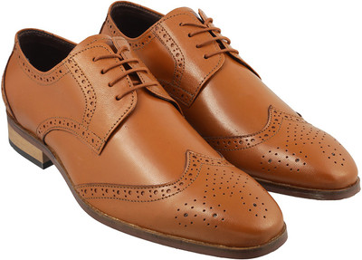 Mochi Awesome Lace Up For Men(Tan, 23;tan
