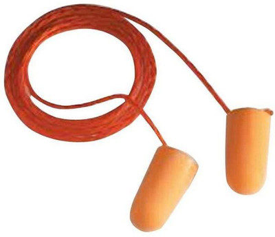3M 1110 Corded Foam (Pack of 25) Ear Plug(Orange)