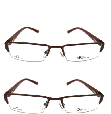 Only Half Rim Rectangle Frame(51 mm