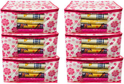 Kuber Industries Designer Extra Large Size Non Woven Saree Cover Pink Floral Design Set of 6 Pcs (90 GSM Fabric) PinkXLNS08(Pink)
Kuber Industries Designer Extra Large Size Non Woven Saree Cover Pink Floral Design Set of 6 Pcs (90 GSM Fabric) PinkXLNS08(Pink)