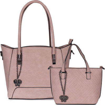 Butterflies Hand-held Bag(Pink)