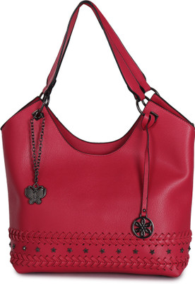 Butterflies Hand-held Bag(Red)