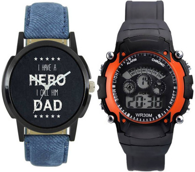 Frolik 94 Latest Analogue And 7 Light Orange Digital Men And Kids Watch - For Boys
Frolik 94 Latest Analogue And 7 Light Orange Digital Men And Kids Watch - For Boys
