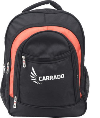 CARRADO BP 111 25 L Laptop Backpack(Black, Red)