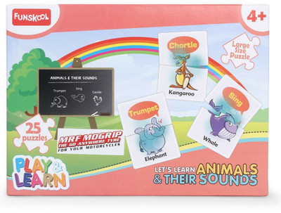 Funskool Play and Learn Animals and their Sounds Board Game