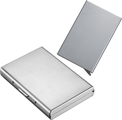 Stealodeal Silver Automatic Pop-Up RFID Case With Debit Cards Keeping 8 Card Holder(Set of 2, Silver)
Stealodeal Silver Automatic Pop-Up RFID Case With Debit Cards Keeping 8 Card Holder(Set of 2, Silver)