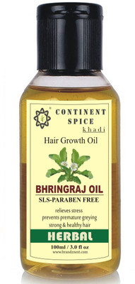 Continent Spice Khadi Bhringraj Hair oil (SLS & Paraben Free)-CS682005 Hair Oil(100 g)
Continent Spice Khadi Bhringraj Hair oil (SLS & Paraben Free)-CS682005 Hair Oil(100 g)