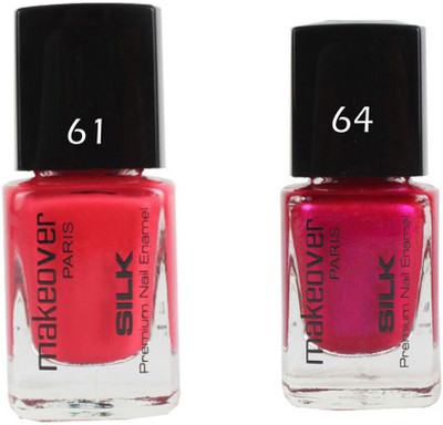 Makeover Professional Nail Paint Combo Pouch-Pink-61 , Velvet-Wine-64 (9 ml, Pack of 2) Multi(Pack of 2)
Makeover Professional Nail Paint Combo Pouch-Pink-61 , Velvet-Wine-64 (9 ml, Pack of 2) Multi(Pack of 2)