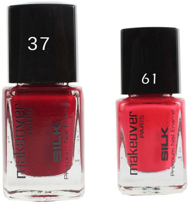 Makeover Professional Nail Paint Combo Magneta-Marvel-37 , Pouch-Pink-61 (9 ml, Pack of 2) Multi(Pack of 2)
Makeover Professional Nail Paint Combo Magneta-Marvel-37 , Pouch-Pink-61 (9 ml, Pack of 2) Multi(Pack of 2)