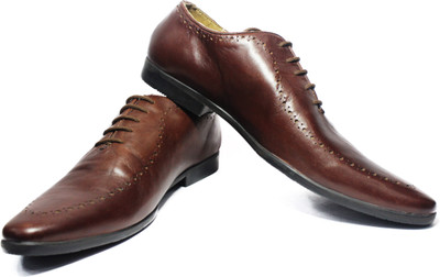 BLUE FOX Lace Up For Men(Brown, Black