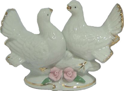 DivyaMantra Feng Shui Vastu Love Birds White Dove Pair Ceramic Decor Gift Figurine Decorative Showpiece - 6.5 cm(Ceramic, White)
DivyaMantra Feng Shui Vastu Love Birds White Dove Pair Ceramic Decor Gift Figurine Decorative Showpiece - 6.5 cm(Ceramic, White)