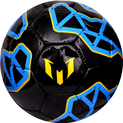 STC Messi Football - Size: (Pack of 1, Black, Blue