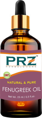 PRZ Fenugreek Cold Pressed Carrier Oil (15ML) - Pure Natural & Therapeutic Grade Oil For Skin Care & Hair Care Hair Oil(15 ml)
PRZ Fenugreek Cold Pressed Carrier Oil (15ML) - Pure Natural & Therapeutic Grade Oil For Skin Care & Hair Care Hair Oil(15 ml)