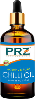 PRZ Chilli Seed Essential Oil (15ML) - Pure Natural & Therapeutic Grade Oil For Skin Care & Hair Care Hair Oil(15 ml)
PRZ Chilli Seed Essential Oil (15ML) - Pure Natural & Therapeutic Grade Oil For Skin Care & Hair Care Hair Oil(15 ml)