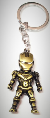 RB Iron Man 3D Key Chain(Gold)
