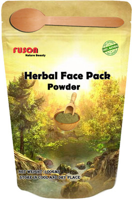 FUSON Herbal Face Pack combination of Rose petal powder, Multani Mitti & Sandalwood powder(100 g)
FUSON Herbal Face Pack combination of Rose petal powder, Multani Mitti & Sandalwood powder(100 g)