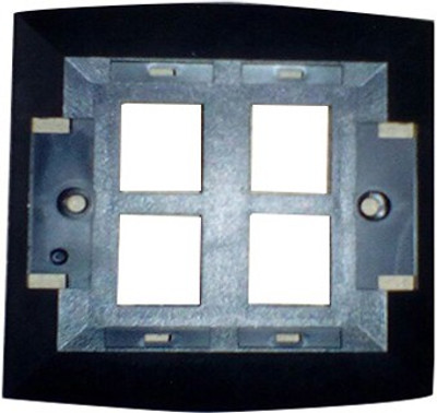 Molex Face Plate Quad Port WSY-00014-04 (Black) Lan Adapter(1000 Mbps)