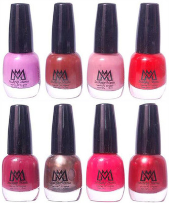 Makeup Mania Premium Nail Polish - Combo of 8 Trendy Nail Paint Set- (MM# 24-33) Light Pink, Nude, Blood Red, Brown, Coffee, Shiny Red(Pack of 8)
Makeup Mania Premium Nail Polish - Combo of 8 Trendy Nail Paint Set- (MM# 24-33) Light Pink, Nude, Blood Red, Brown, Coffee, Shiny Red(Pack of 8)