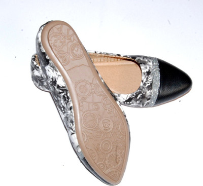 M.T. Bellies For Women(Black, Black flower