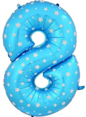 AMFIN Printed 8 (Eight) Number Foil Balloon For Birthday Party Decoration/ Engagement / Anniversary Party Decoration - Blue Balloon(Blue, Pack of 1)
AMFIN Printed 8 (Eight) Number Foil Balloon For Birthday Party Decoration/ Engagement / Anniversary Party Decoration - Blue Balloon(Blue, Pack of 1)