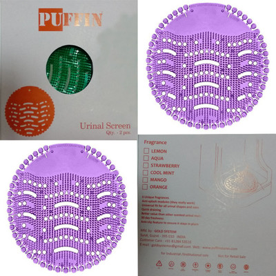 PUFFIN URINAL SCREEN MAT Purple - 10 PCS SET (EXCITING NEW FRAGRANCES which LAST for 30 DAYS) URINAL SCREEN MAT - 10 PCS SET (EXCITING NEW FRAGRANCES which LAST for 30 DAYS)(Purple Fragrance) Standard Commode Urinal(Purple)
PUFFIN URINAL SCREEN MAT Purple - 10 PCS SET (EXCITING NEW FRAGRANCES which LAST for 30 DAYS) URINAL SCREEN MAT - 10 PCS SET (EXCITING NEW FRAGRANCES which LAST for 30 DAYS)(Purple Fragrance) Standard Commode Urinal(Purple)
